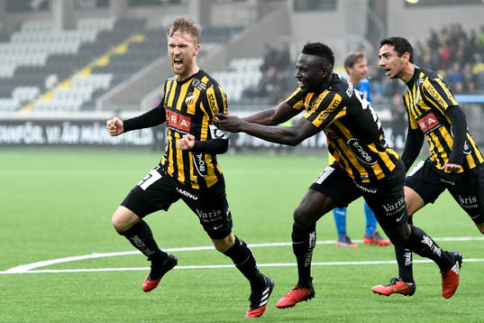 Häckens Rasmus Lindgren, Alhassan Kamara och Daleho