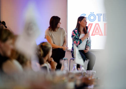 Susanna Kallur och Charlotte Kalla