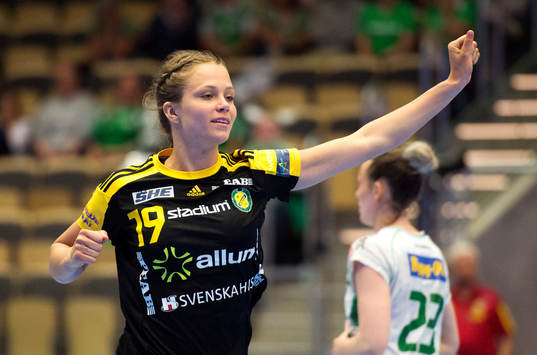 Sävehofs Olivia Mellegård jublar