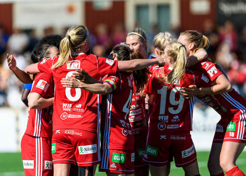 Piteåspelarna jublar