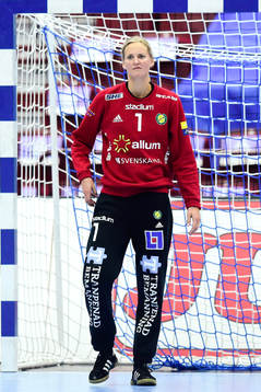 Sävehofs målvakt Johanna Bundsen deppar