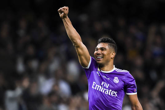 Real Madrids Casemiro  jublar
