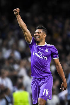 Real Madrids Casemiro  jublar