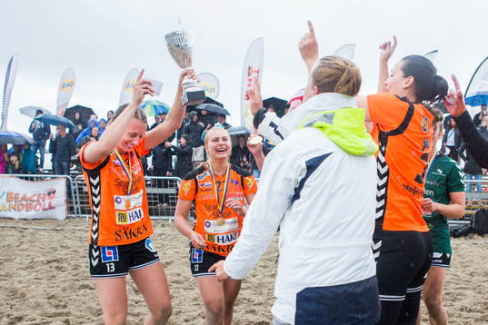 Kristianstads spelare jublar