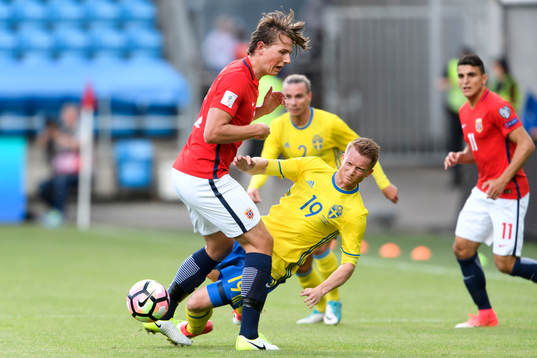 Norges Sander Gard Bolin Berge Sveriges Sam Larsson