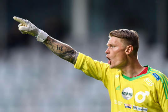 Degerfors målvakt Jesse Öst