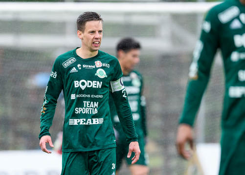 Bodens Max Nyqvist deppar