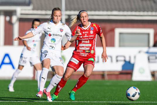 Rosengårds Ebba Wieder och Piteås Julia Karlenäs