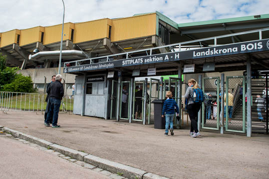 Exteriör av Landskrona IP