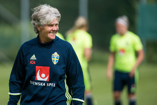Förbundskapten Pia Sundhage
