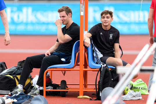 Melker Svärd Jakobsson, Örgryte IS, och Armand Duplantis,