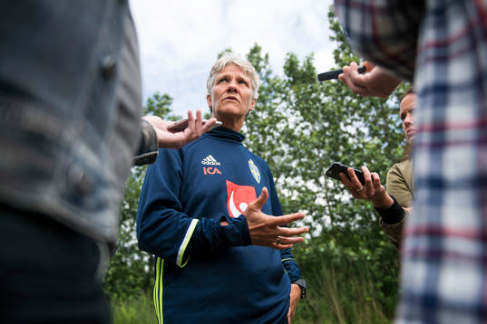 Förbundskapten Pia Sundhage
