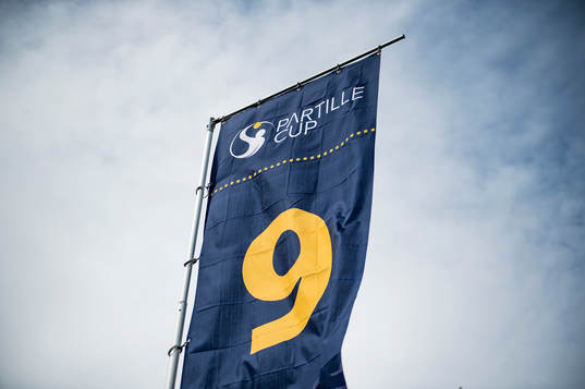 En översiktsbild över en flagga