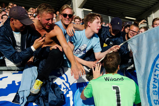 under fotbollsmatchen i Allsvenskan mellan Häcken och
