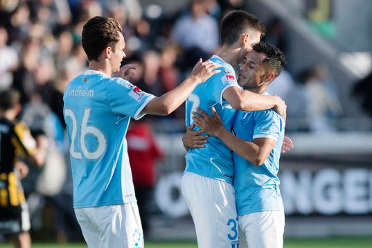 Malmö FFs Andreas Vindheim, Dennis Hadzikadunic och