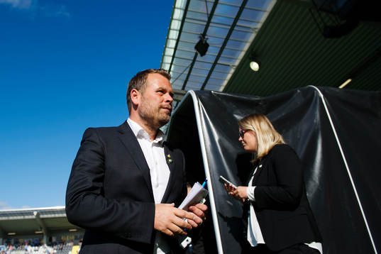 Häckens tränare Mikael Stahre