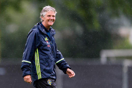 Förbundskapten Pia Sundhage