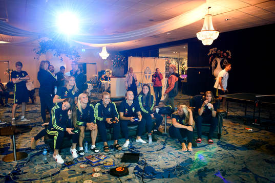 Kosovare Asllani, Fridolina Rolfö, Jonna Andersson,