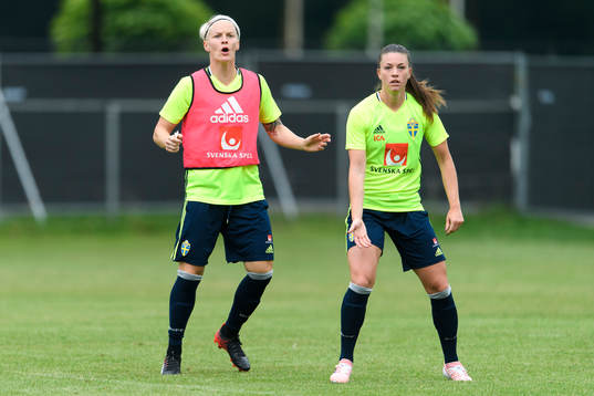 Nilla Fischer och Pauline Hammarlund