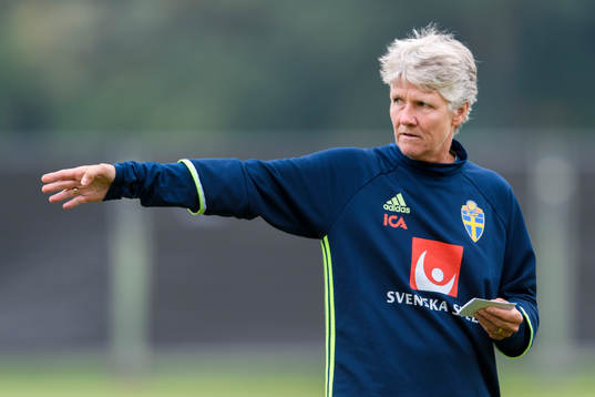 Förbundskapten Pia Sundhage