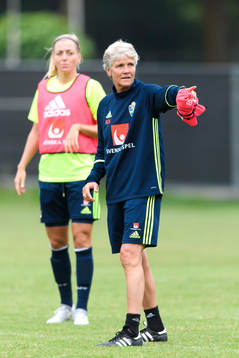 Förbundskapten Pia Sundhage