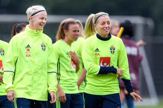 Nilla Fischer och Linda Sembrant