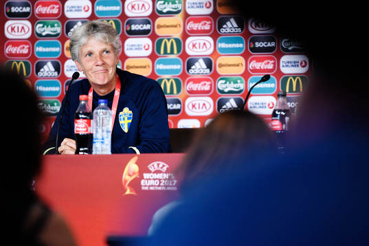 Förbundskapten Pia Sundhage
