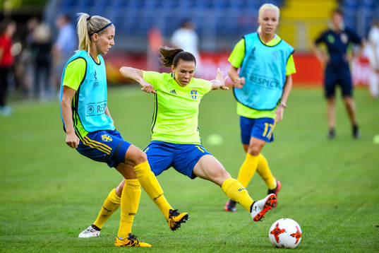 Sveriges Linda Sembrant, Jessica Samuelsson och Caroline