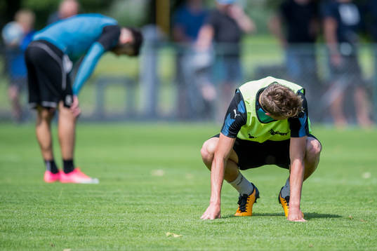 Malmö FFs spelare vilar