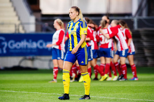 Eskilsminnes Hanna Hallström deppar