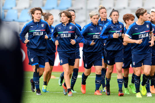 Cristiana Girelli, Daniela Sabatino och Melania Gabbiadini