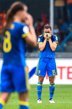 Sveriges Jessica Samuelsson deppar