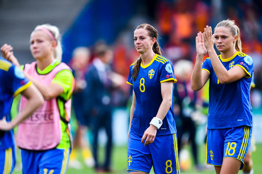 Sveriges  Lotta Schelin  deppar