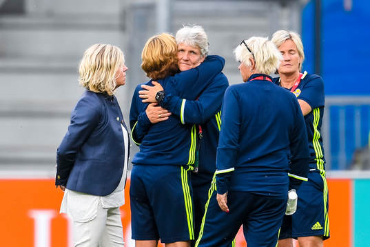 Sveriges förbundskapten Pia Sundhage