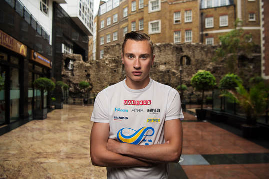 Sveriges löpare Kalle Berglund