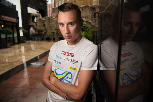 Sveriges löpare Kalle Berglund