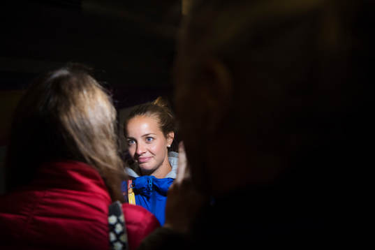 Sveriges Lovisa Lindh meddelar att hon är skadad