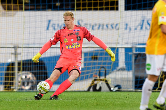 Falkenbergs målvakt Hampus Nilsson