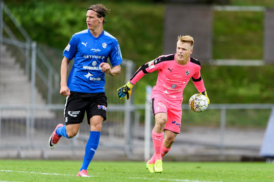 Halmstads målvakt Isak Pettersson