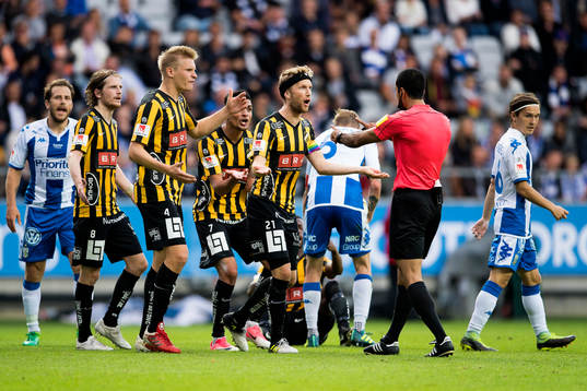 Häckens Erik Friberg, Juhani Ojala, Ahmed Yasin och Rasmus