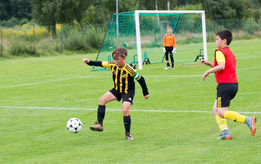 i matchen för pojkar födda 2007 mellan IFK Hässleholm
