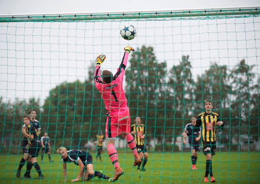 i matchen för juniorer mellan IFK Hässleholm och
