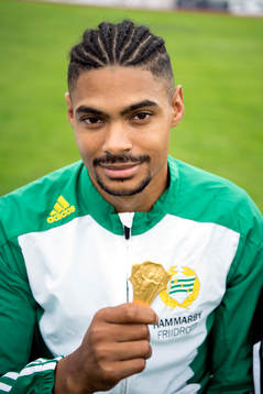 Michel Tornéus tog guld i Längdhopp