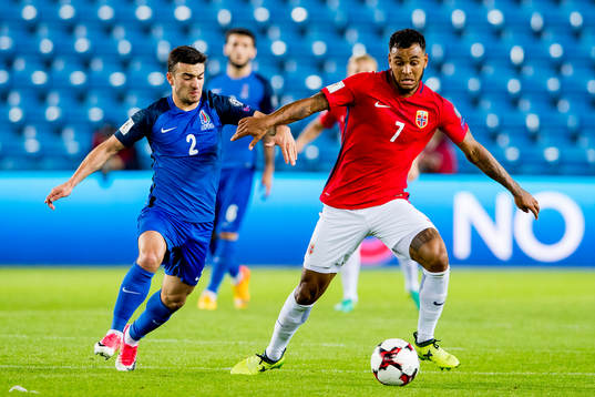 Gara Garayev of Azerbaijan and Joshua King of Norway