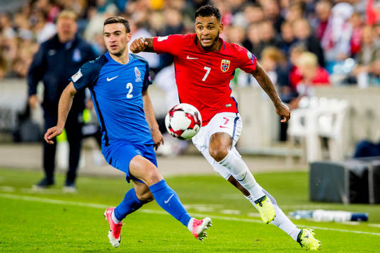 Gara Garayev of Azerbaijan and Joshua King of Norway