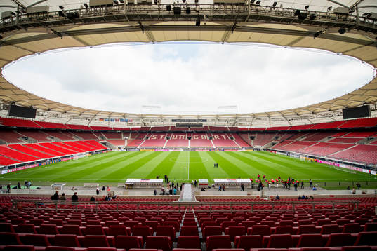 General view of Mercedes-Benz Arena