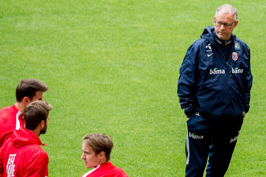 Lars Lagerbäck, head coach of Norway