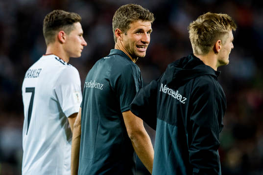 Julian Draxler, Thomas Müller and Toni Kroos
