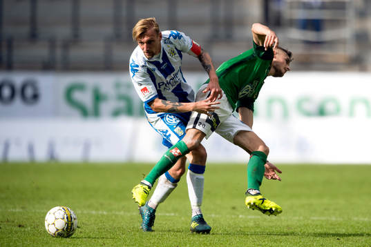 IFK Göteborgs Sebastian Eriksson och Jönköpings Christos