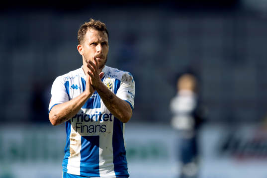 IFK Göteborgs Tobias Hysén tackar publiken